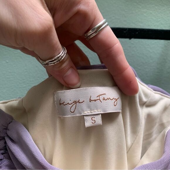 Beige Botany Tank Top Small - Picture 3 of 4